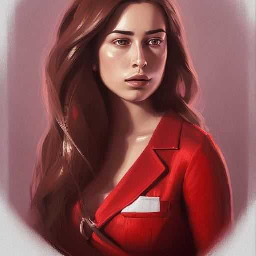 Woman in Red Avatar